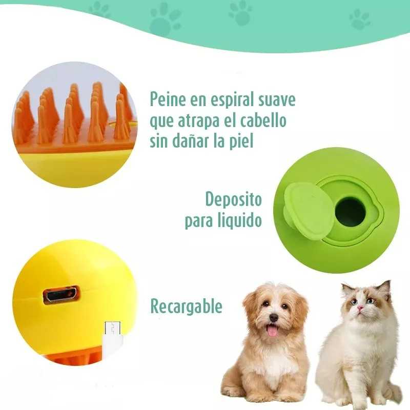 Cepillo De Vapor Para Mascotas