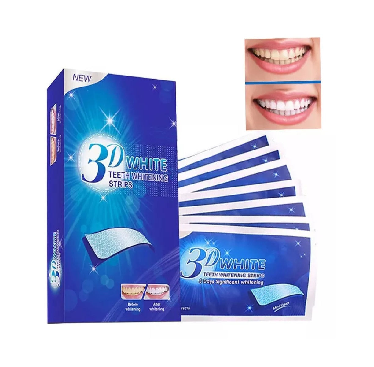 Blanqueador Dental en bandas 3D White®