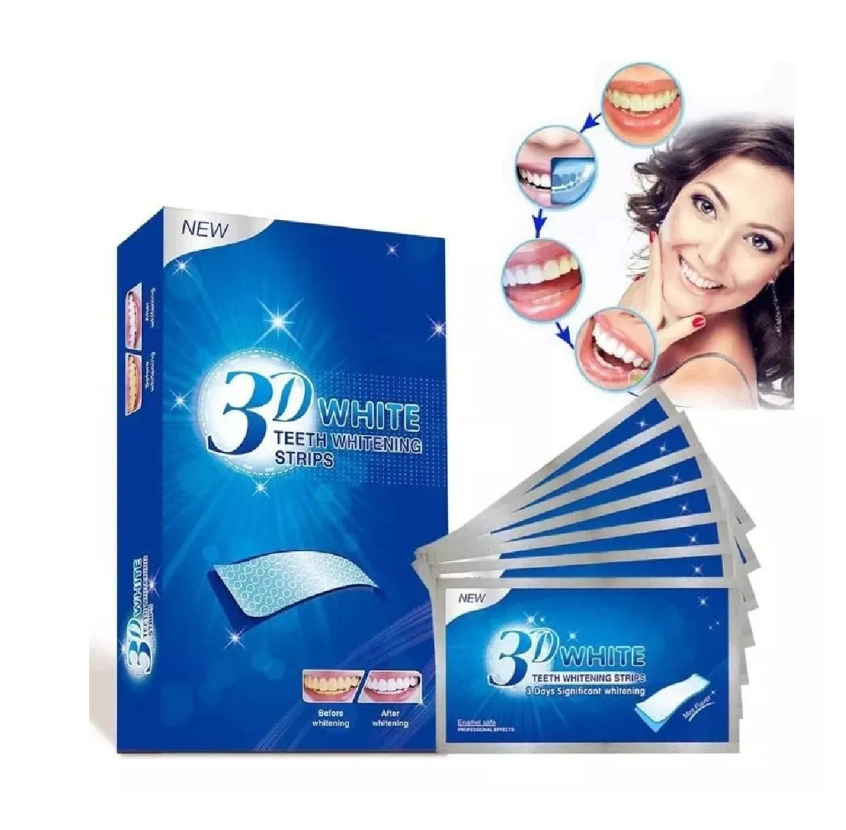 Blanqueador Dental en bandas 3D White®